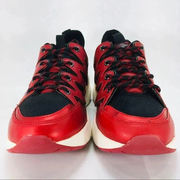 GUESS Tane Dark Red Men’s Sneakers Size 10.5 - Picture 5 of 16